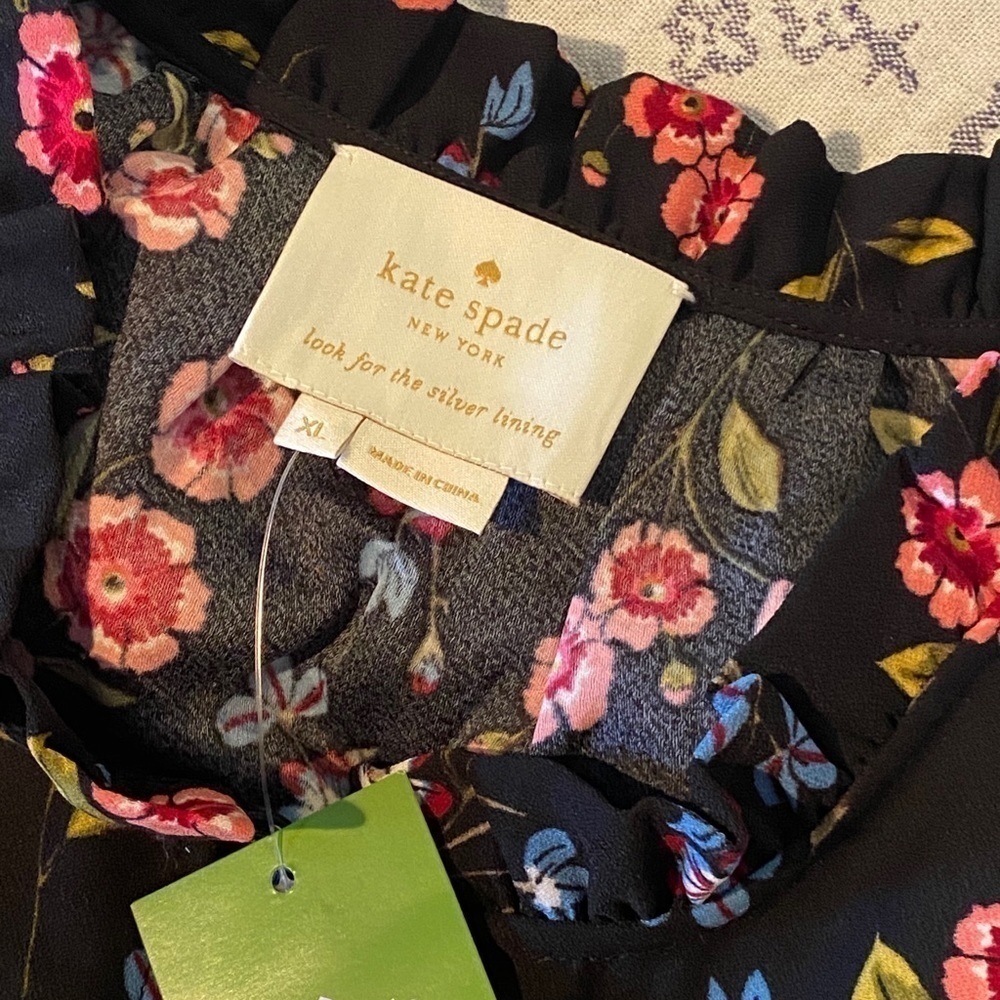Kate Spade Meadow Sleeveless Smocked Waist Dress​​​​​​​​​ - Picture 9 of 12